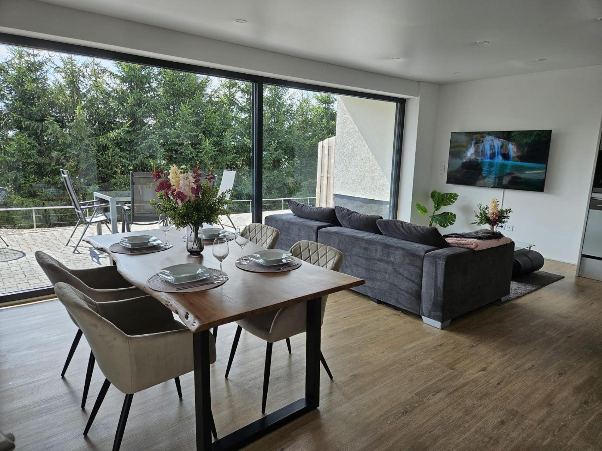 Stilvolle Wohnung Mit Blick Und Selbst-Check-In Bad Berleburg Kültér fotó